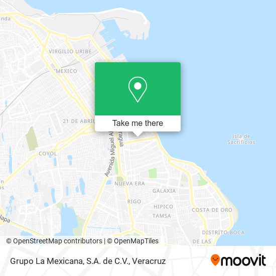 Mapa de Grupo La Mexicana, S.A. de C.V.
