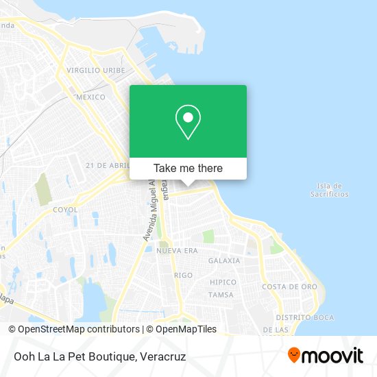 Mapa de Ooh La La Pet Boutique