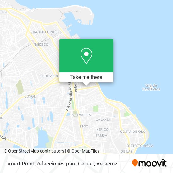 Mapa de smart Point Refacciones para Celular
