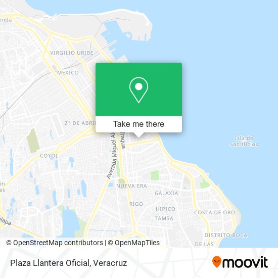 Plaza Llantera Oficial map