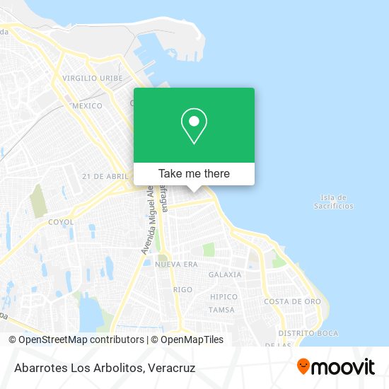 Mapa de Abarrotes Los Arbolitos