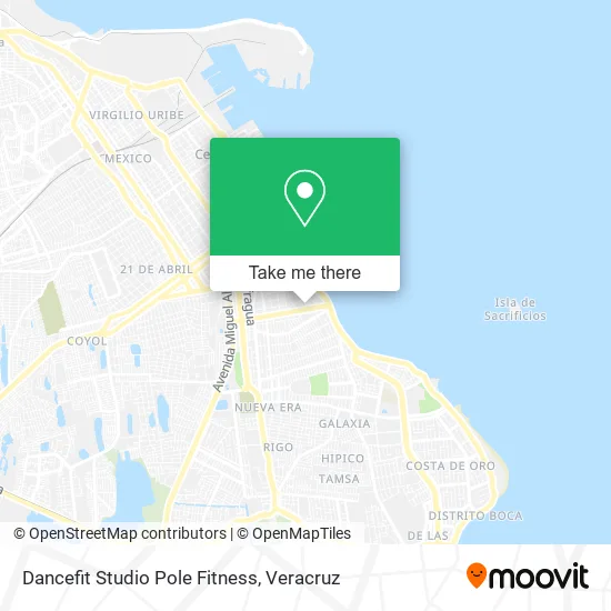 Dancefit Studio Pole Fitness map