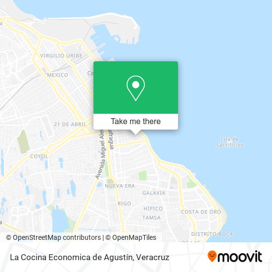 La Cocina Economica de Agustín map