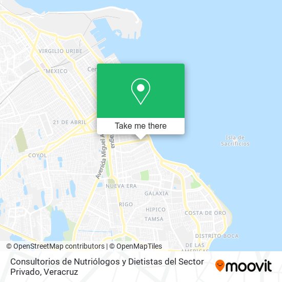 Consultorios de Nutriólogos y Dietistas del Sector Privado map