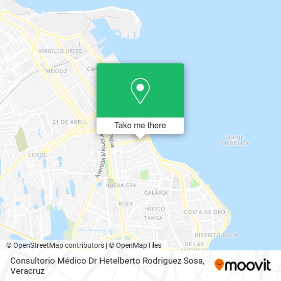 Mapa de Consultorio Médico Dr Hetelberto Rodriguez Sosa