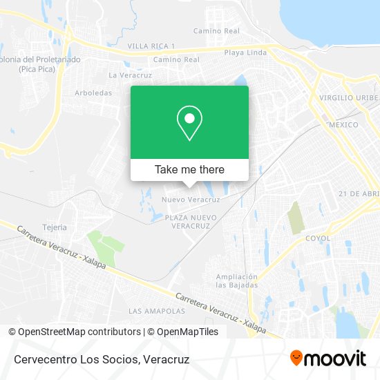 Cervecentro Los Socios map