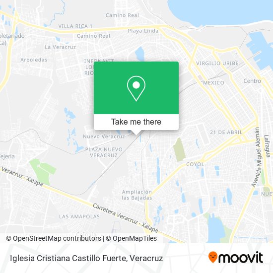 Mapa de Iglesia Cristiana Castillo Fuerte