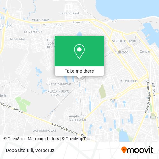 Mapa de Deposito Lili