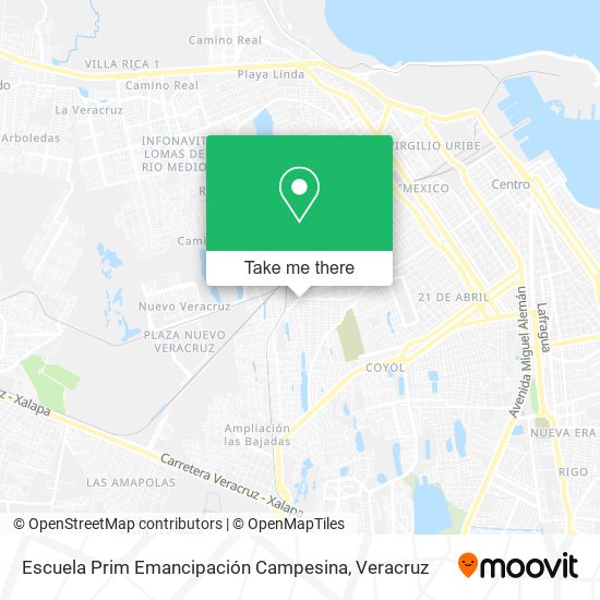 Escuela Prim Emancipación Campesina map