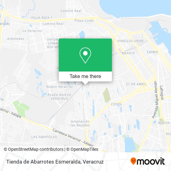 Mapa de Tienda de Abarrotes Esmeralda