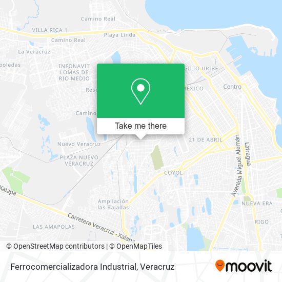Mapa de Ferrocomercializadora Industrial