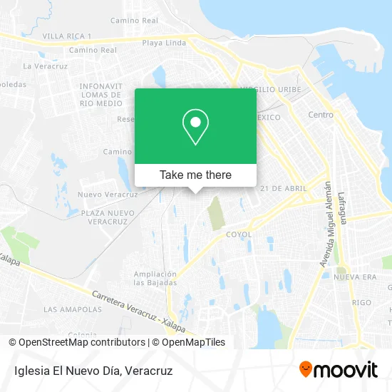 Mapa de Iglesia El Nuevo Día