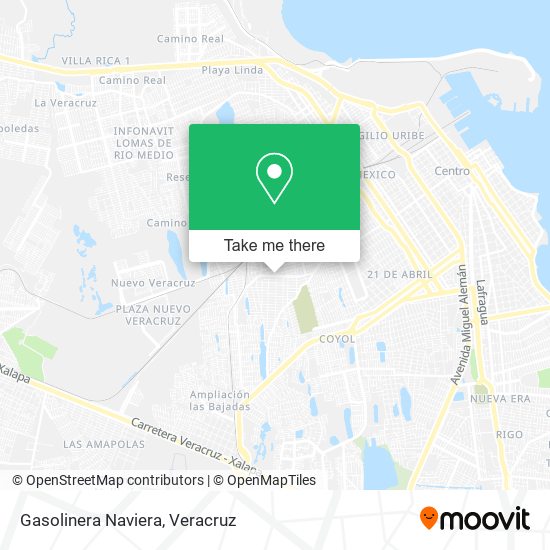 Mapa de Gasolinera Naviera