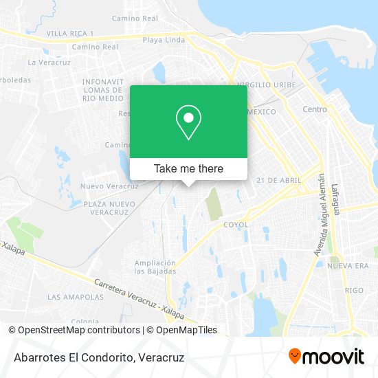 Abarrotes El Condorito map