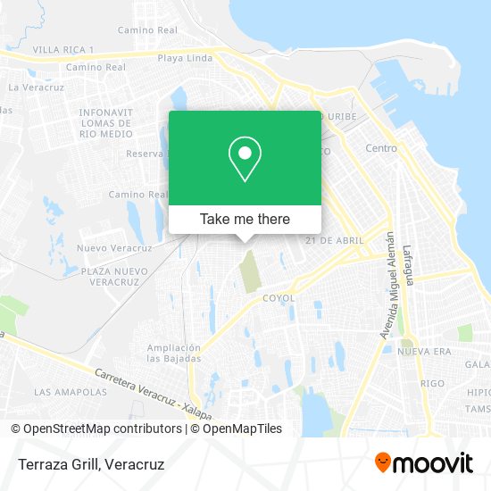 Mapa de Terraza Grill