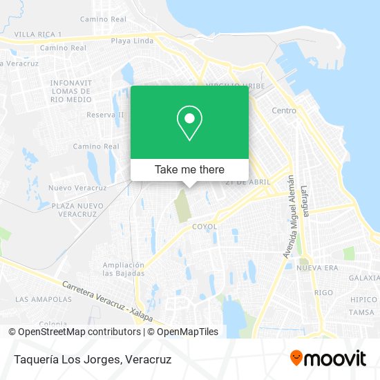 Taquería Los Jorges map