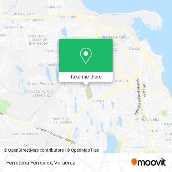 Ferretería Ferrealex map