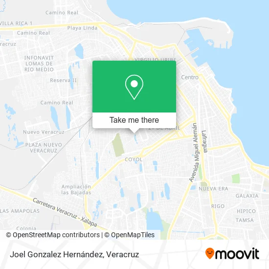 Joel Gonzalez Hernández map