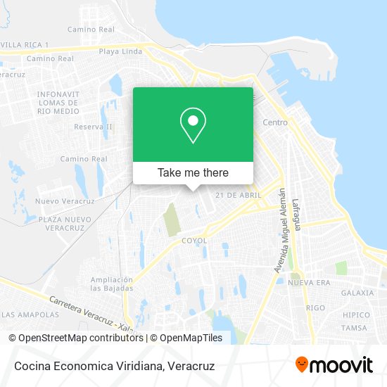 Cocina Economica Viridiana map