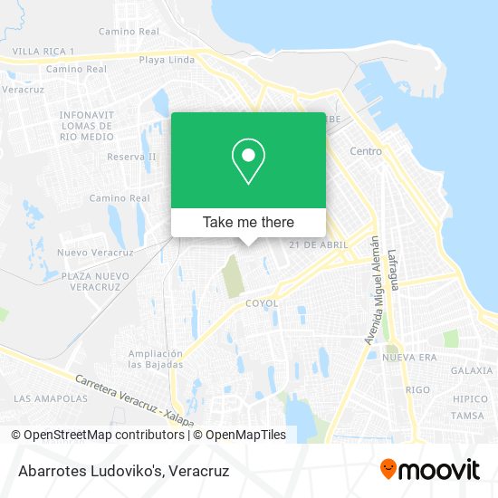 Abarrotes Ludoviko's map