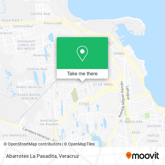 Abarrotes La Pasadita map