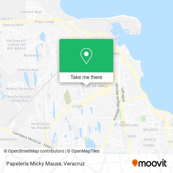 Papelería Micky Mause map