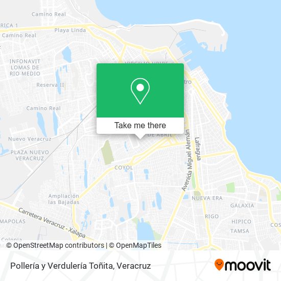 Pollería y Verdulería Toñita map