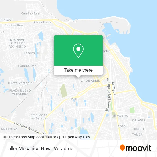 Taller Mecánico Nava map