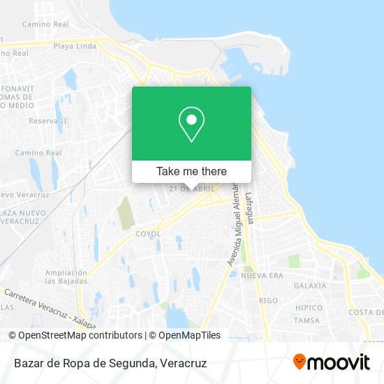 Bazar de Ropa de Segunda map