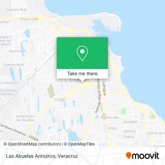 Las Abuelas Antojitos map