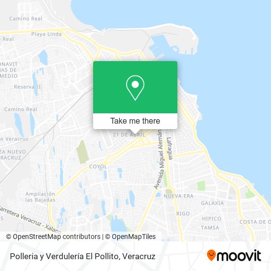Polleria y Verdulería El Pollito map