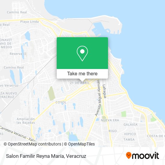 Salon Familir Reyna María map