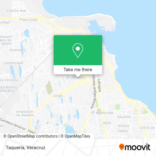 Taquería map