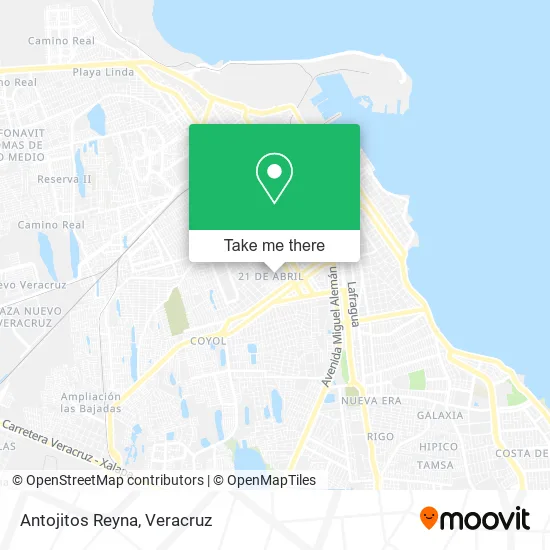 Mapa de Antojitos Reyna