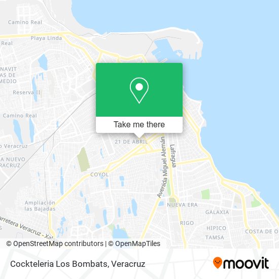 Mapa de Cockteleria Los Bombats