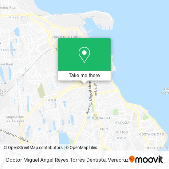 Mapa de Doctor Miguel Ángel Reyes Torres-Dentista