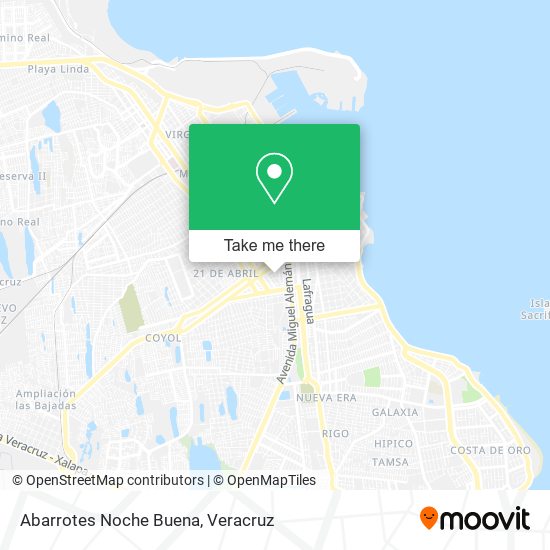 Mapa de Abarrotes Noche Buena