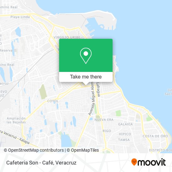 Mapa de Cafeteria Son - Café