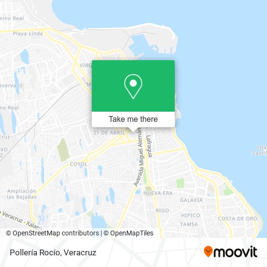 Pollería Rocío map