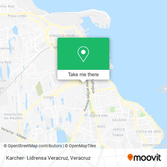 Karcher- Lidrensa Veracruz map