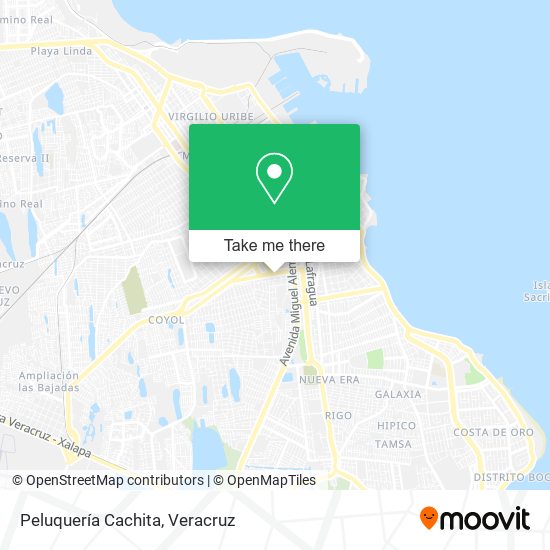 Mapa de Peluquería Cachita