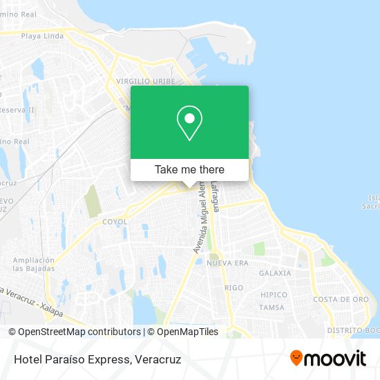Hotel Paraíso Express map