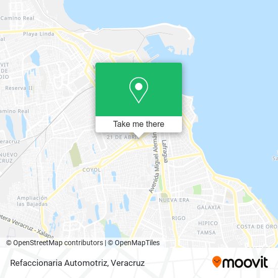 Refaccionaria Automotriz map