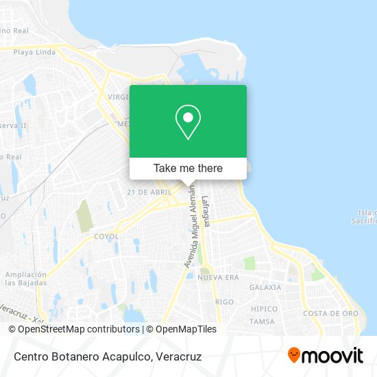Centro Botanero Acapulco map