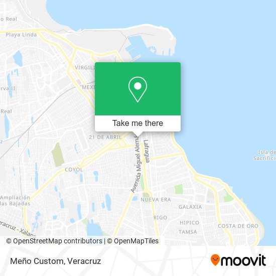 Mapa de Meño Custom