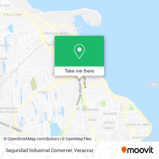 Seguridad Industrial Comerver map