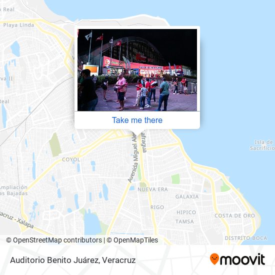 Mapa de Auditorio Benito Juárez