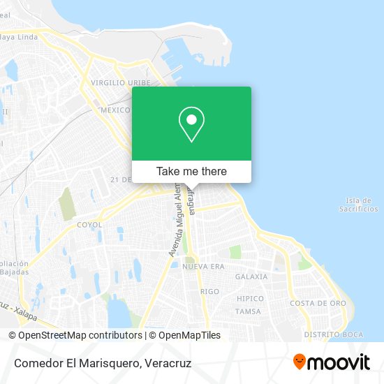 Comedor El Marisquero map