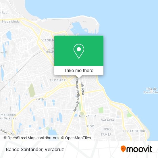 Mapa de Banco Santander