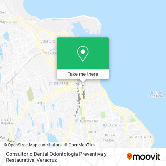 Consultorio Dental Odontología Preventiva y Restaurativa map